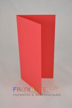 Faltkarte DIN Lang 240g/m² in rot
