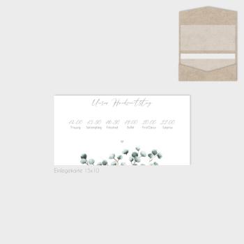 Einlegekarten-Bundle "Geometric Eukalyptus" DIN Lang | 2
