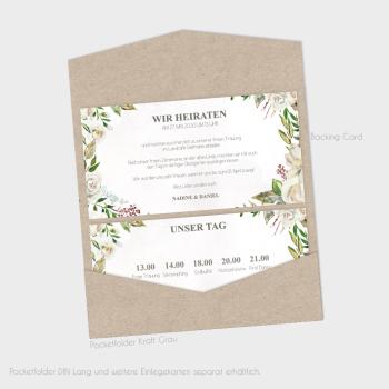 Einlegekarten-Bundle "Antique White" DIN Lang | 2