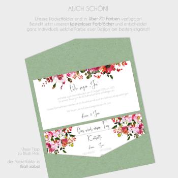Einlegekarten-Bundle "Blush Pink" DIN Lang | 2