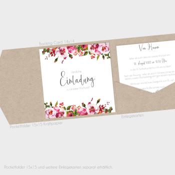 Einlegekarten-Bundle "Blush Pink" Quadrat | 2