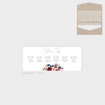 Einlegekarten-Bundle "Merlot und Navy" DIN Lang