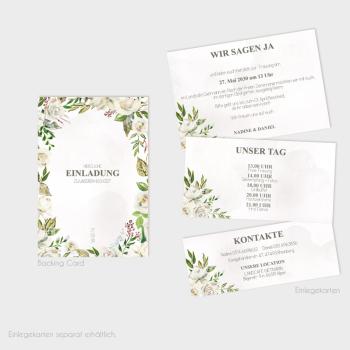 Einlegekarten-Bundle "Antique White" B6 | 2