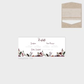 Einlegekarten-Bundle "Boho Violett-Flower" DIN Lang | 2