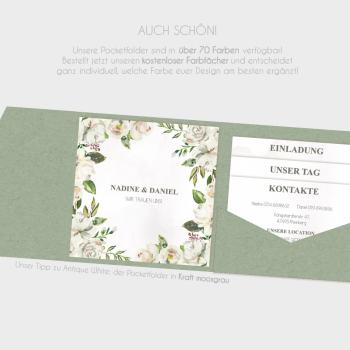 Einlegekarte "Antique White" 13x13