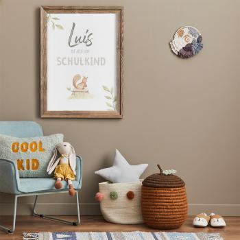 Schulkind-Poster "Waldtiere" | Einschulung | Meilensteintafel | Geschenk 1. Geburtstag | Personalisiertes Geschenk