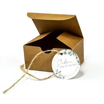 Tags - Geschenkanhänger Kreis "eigenes Design" 4,5cm ø