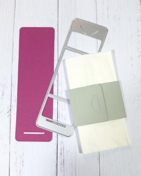 Preview: Kulricke Stanzschablone "Banderrole für Taschentuch" Craft Die 