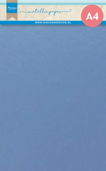 Marianne Design - Metallic Paper A4 - Light Blue 