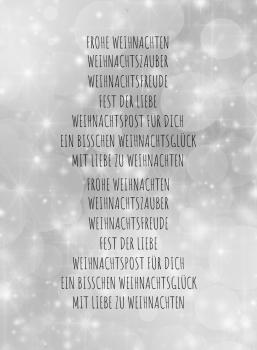 Preview: Kulricke Designpapier - "Frohe Weihnachten A7" Label Papier A7