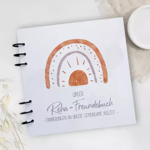 Nachfüllpack 3 Familien - Reha-Freundebuch "Regenbogen"
