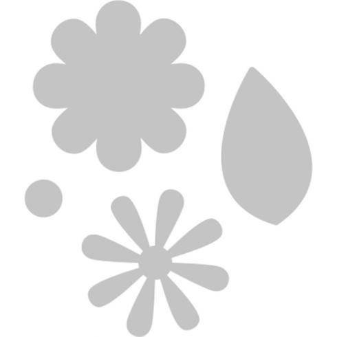 Preview: EK Tools  Punch - Motivstanzer  Flowers and leaves / Blumen und Blätter