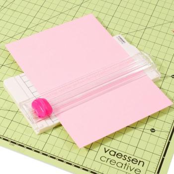 Preview: Vaessen Creative - Mini Papierschneidemaschine 6,5x15,3cm
