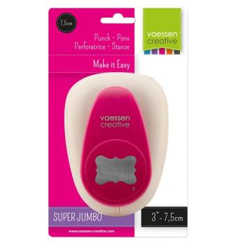 Preview: Vaessen Creative Motivstanzer Etikett Label super jumbo