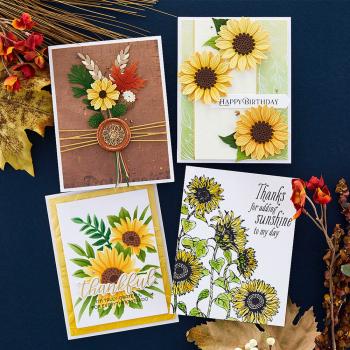 Spellbinders - Wachssiegel Stempel "Sunflower" Waxs Seal Stamp