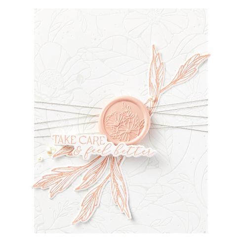 Spellbinders - Wachssiegel Stempel "Timeless Blooms" Waxs Seal Stamp