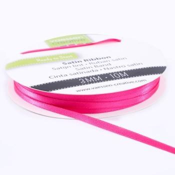 Vaessen Creative - Satinband 3mm 10m Rosa