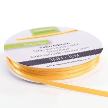 Vaessen Creative - Satinband 3mm 10m Gelbgold