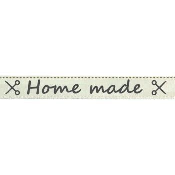 Vaessen Motivband/Text 15mm "Home Made" 2m