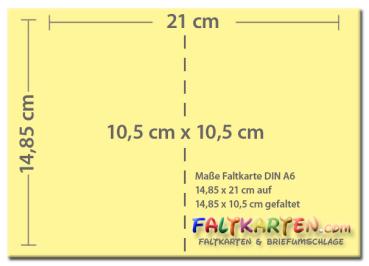 Doppelkarte - Faltkarte 250g/m² DIN A6 in kobaltblau
