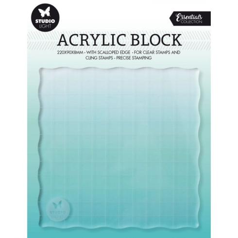 Studio Light - Acrylblock - Acrylic Stamp Block 12x12cm