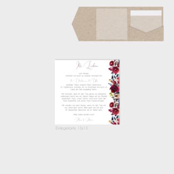 Preview: Einlegekarten-Bundle "Merlot und Navy" Quadrat