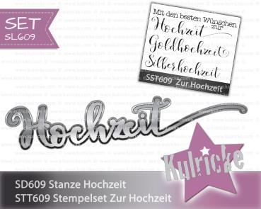 Kulricke SET "Zur Hochzeit" Stempel & Stanzen | Stanze