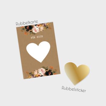 Preview: Rubbelkarten-Bundle DIN A6 "Coffee & Nude" | Rubbellose | Postkarten | Gutscheine | Glückslos