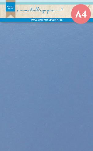 Marianne Design - Metallic Paper A4 -  Light Blue 