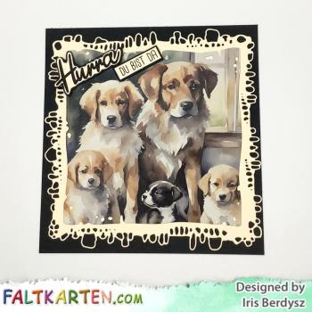 LaCreativ - Designpapier "Malerische Pfotenfreunde" Paper Pack 6x6" - 24 Bogen