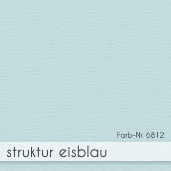 Trippelkarte - Leporello 210g/m² DIN B6 3-Fach in struktur puderblau