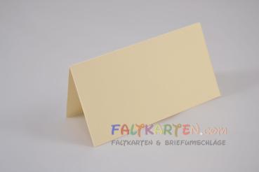 Tischkarte - Platzkarte 9 x 5 cm 240g/m² in hellcreme