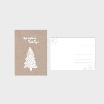 Preview: Weihnachtskarten-Bundle DIN A6 "Winter White" | Grußkarten-Set | Postkarten