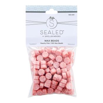 Spellbinders - Wachsperlen "Peachy Pink" Waxs Beads 