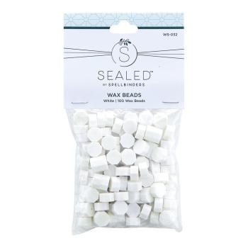 Spellbinders - Wachsperlen "White" Waxs Beads 