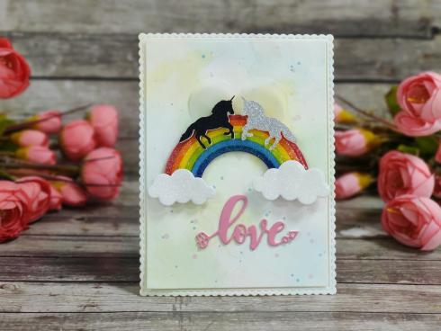 Preview: Dress My Craft - Motivstanzer "Unicorn" Punch ø 1,5 Inch