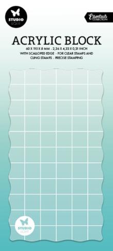 Studio Light - Acrylblock - Acrylic Stamp Block 6x11cm