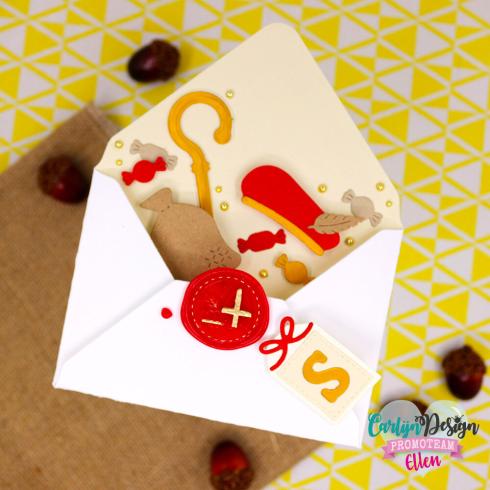 Preview: Carlijn Design - Wachssiegel Stempel "Sinterklaas" Wax Seal Stamp 