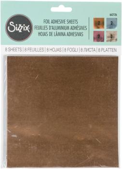 Sizzix "Adhesive Foil" 6x6 Inch - 8 Sheets
