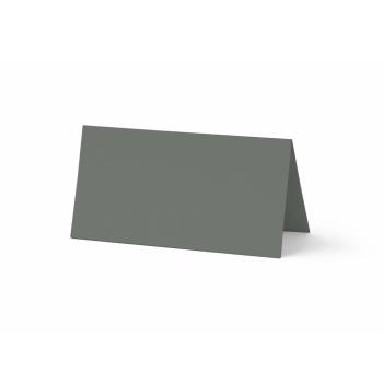 Tischkarte - Platzkarte 9 x 5 cm 220g/m² in schiefergrau