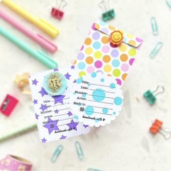 Preview: Carlijn Design - Wachssiegel Stempel "ATC" Wax Seal Stamp 40