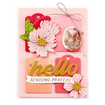 Preview: Spellbinders - Wachssiegel Stempel "Peony Butterfly" Wax Seal Stamp