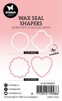 Preview: Studio Light - Wax Seal Shapers "Scallop & Heart"