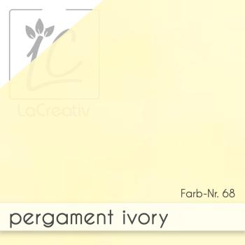 Karte - Einlegekarte DIN Lang 230g/m² in pergament ivory