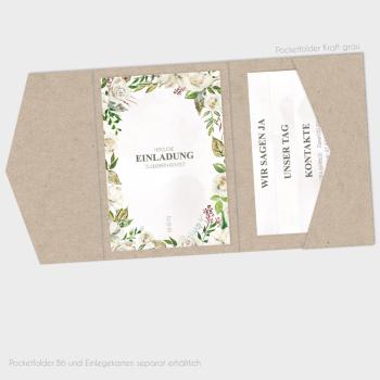 Preview: Einlegekarte "Antique White" 15x6