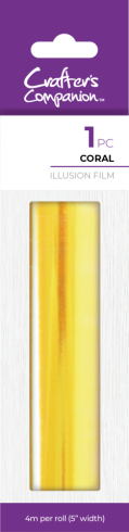 Crafters Companion - Bastelfolie "Coral" Illusion Film