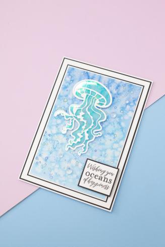 Preview: Crafters Companion - Bastelfolie "Enchanted Ocean" Illusion Film