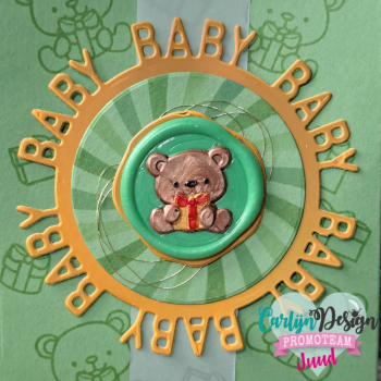 Preview: Carlijn Design - Wachssiegel Stempel "Merry Toffee Nuts" Wax Seal Stamp 50