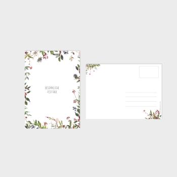 Preview: Weihnachtskarten-Bundle DIN A6 "WinterBerries Rahmen"  | Grußkarten-Set | Postkarten