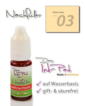 LaCreativ Nachfüller 10ml in creme für Das Ink-Pad - Stempelkissen
